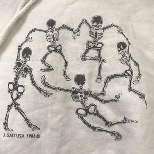 Brandy Melville Skeleton Circle Dance